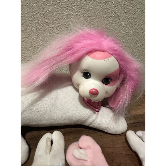 Puppy Surprise Plush White/Pink Momma Dog & 4 Babies - Picture 10 of 10